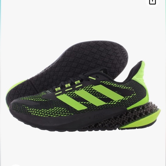 Adidas 4DFWD Pulse Shoes in neon green and black Size 7 men 8.5‎ women - Picture 3 of 14